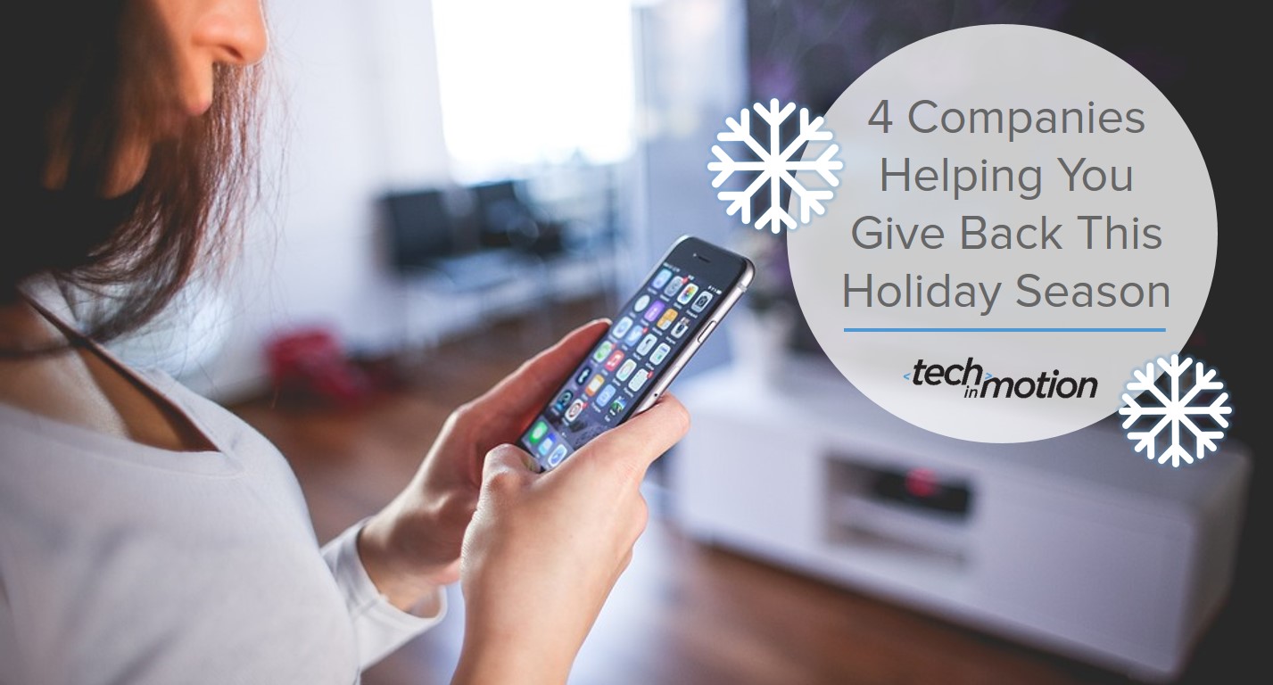 4 mobile apps to give back with