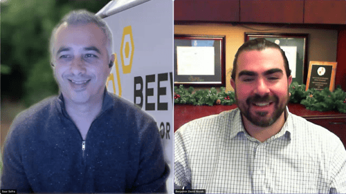  Saar Safra, CEO of Beewise, and Benjamin David Novak, Angel Investor and Partner at Morgan Lewis 